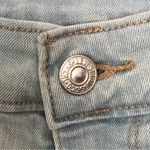 Levi's Levi’s Denim Light Wash Mid Length Raw Hem Shorts Size 27 Photo 2