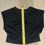 Kittenish  Black Under Boob Wire Sleeveless T shirt - Size Small Photo 3