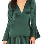 Line and Dot Emerald Green  Dress Photo 0