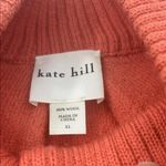 Kate Hill  Vibrant Orange Cardigan Sweater Photo 4