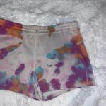 Lululemon RARE  Softstream High Rise Short in Tie Dye size 12 Pink Purple Blue Photo 2