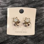 Gold Star Stud Earrings Photo 0