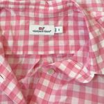 Vineyard Vines Pink/White Gingham Button Up Shirt Classic Fit size 2 Photo 1