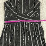 RABBIT RABBIT RABBIT black, white floral sleeveless dress. Size 12. Black Photo 4