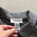 Chadwick's  Black and White Plaid Blouse Photo 1