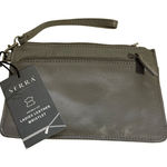 Serra Ladies Leather Wristlet‎ By  With Double Zip & Pocket Compartments Photo 0