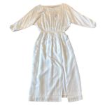 Quinn NWT 100% silk white dolman sleeve sheath dress size 6 White Photo 1