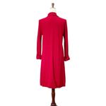 Lacoste  Shirt Dress Red Long Sleeve Button Front Pique Cotton Size 44 / US L 12 Photo 5