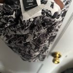 SheIn Black and white floral print corset dress #gothic #whimsygoth Photo 3