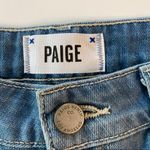 Paige Echo Park Mosaic Tile Micro Denim Shorts Size 24 Photo 6