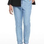 Proenza Schouler  Chambray Drawstring Pull On Pants size 4 Photo 0