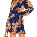 Privacy Please ✨ Artesia Mini Wrap Sz XS Dress Lined Billowy Split Sleeve✨ Photo 0