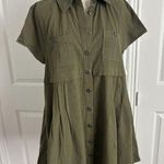 Free People NWOT  Ronnie Poplin Mini Dress XS Photo 0