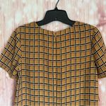 Forever 21  Mustard Yellow Plaid Sheath Dress Photo 7