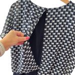 CAbi  Women's Navy Elephant Parade Blouse S Photo 7