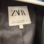 ZARA Faux Leather Straight Fit Blazer Photo 4