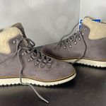 White Mountain Cozy Bootie Women’s Light Gray Pebble Grain Fabric Sz 8.5 Photo 4