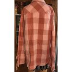 Shyanne NWT Pink Plaid Long Sleeve Button Up Collared Western Shirt Womens Large Photo 5
