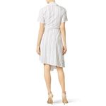 Alexis  White Stripe Vivien Wrap Dress Sz S Photo 8