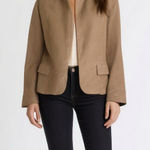 Vintage blazer faux suede soft open front blazer jacket coat dress jacket Size 18 Photo 0