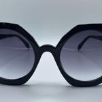 MITA SOLE Black Oversized Womens 100% Sustainable Sunglasses C2 54 Photo 1