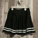 Hot Topic  Black Lace-Up Skater Skirt Black Medium New Photo 5