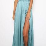 Peppermayo Silky Teal Formal Dress Photo 0