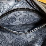 Stone & Co Black Black Distressed Leather Shoulder Bag Photo 4