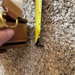 ZARA  tan faux vegan leather boxy retro 60s inspired crossbody clutch bag Photo 8