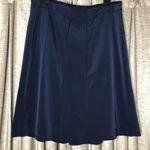 Tory Burch Navy Alton Skirt Size 12 Photo 2