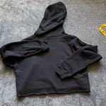 Bella Canvas  Black Hoodie with Blue Graphic Photo 6