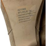 B Makowsky Natural Tan Suede Leather Pull On Stacked Heel Ankle Boots Womens 7 Photo 10