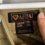 Ariat Pants Womens Khaki Horse Riding Equestrian pants size 28L Photo 1