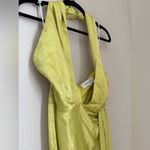 Elliatt  Neon Green Halter Asymmetrical Dress, Size Small Photo 1