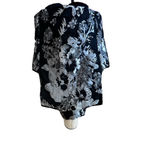 NWOT Applique Jacquard Puffer Vest Jacket Chico's 1 US M Photo 6