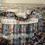 Marie Oliver  100% Silk Multi Colored Ruffle Plaid Blouse Small Photo 2