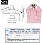 Giant Christmas Blanket Hoodie Santa Photo 1