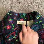 Chico's True Vintage 1980s trippy rainbowcore embroidered blazer jacket size small Photo 1