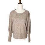 Loft Confetti Speckled Puff Sleeve Sweater Photo 1