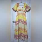 English Factory  WOMEN’S COTTON EYELET PUFF-SLEEVE MAXI DRESS Photo 2