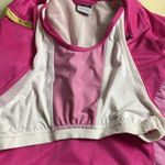 Nike Sphere Dry Pink 1/4 Zip Athletic Top With Built In Bra Women’s Size Medium Photo 3