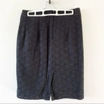 Banana Republic  Black‎ Eyelet Lace Skirt 2P Summer Spring Office Wear Petite Photo 3