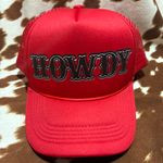 Howdy Trucker Hat Red Photo 0