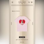 Sabrina Carpenter Got You Blocked Kitten Tee, Size 4X New without Tag MSRP $65 Pink Photo 1