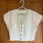 Madewell Denim Top White Photo 0