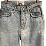 REFORMATION JEANS Val 90s Mid Rise Straight Light Wash(Mooney)Vented Size 23 Blue Photo 2