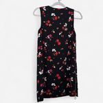 Modcloth Twee Floral Shift Dress – Full Side Zipper & Shoulder Zip Detail XS Photo 3