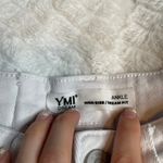 Ymi  Dream Jeans Ankle High Rise White 1 25‎ Denim Jean Raw Hem Photo 3