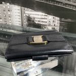 Salvatore Ferragamo Authentic Black Leather Wallet Photo 13