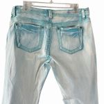 Hydraulic Y2K Women's Light Aqua Blue Cropped Straight Leg Jeans Size 10 Stretch Photo 3